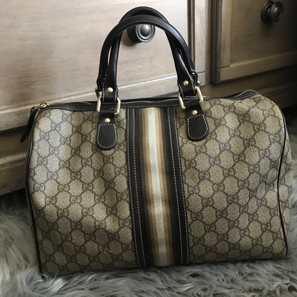 Gucci monogrammed doctor handbag. AUTHENTIC